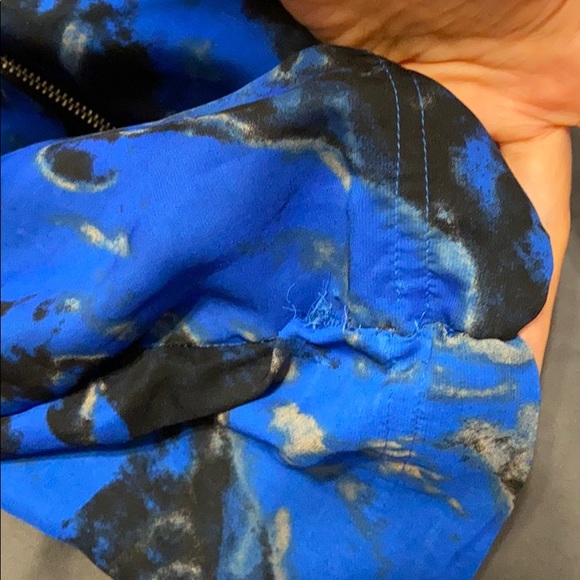 *Beautiful Blue Silk Dress* - Picture 6 of 8